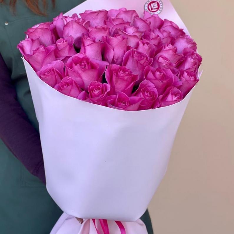 Букеты из розовых роз 70 см (Эквадор) код - 36608p