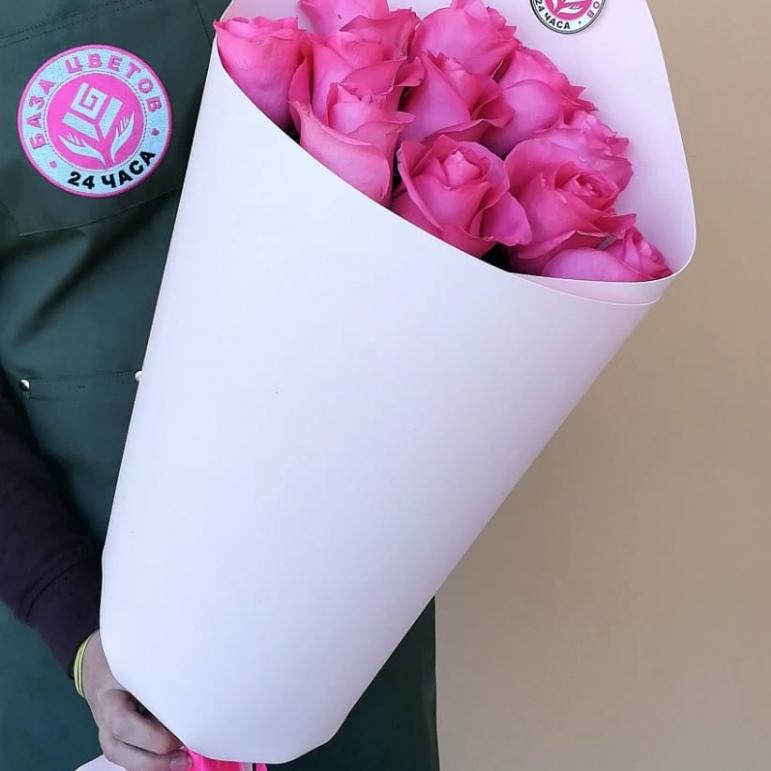 Букеты из розовых роз 70 см (Эквадор) код - 36608p