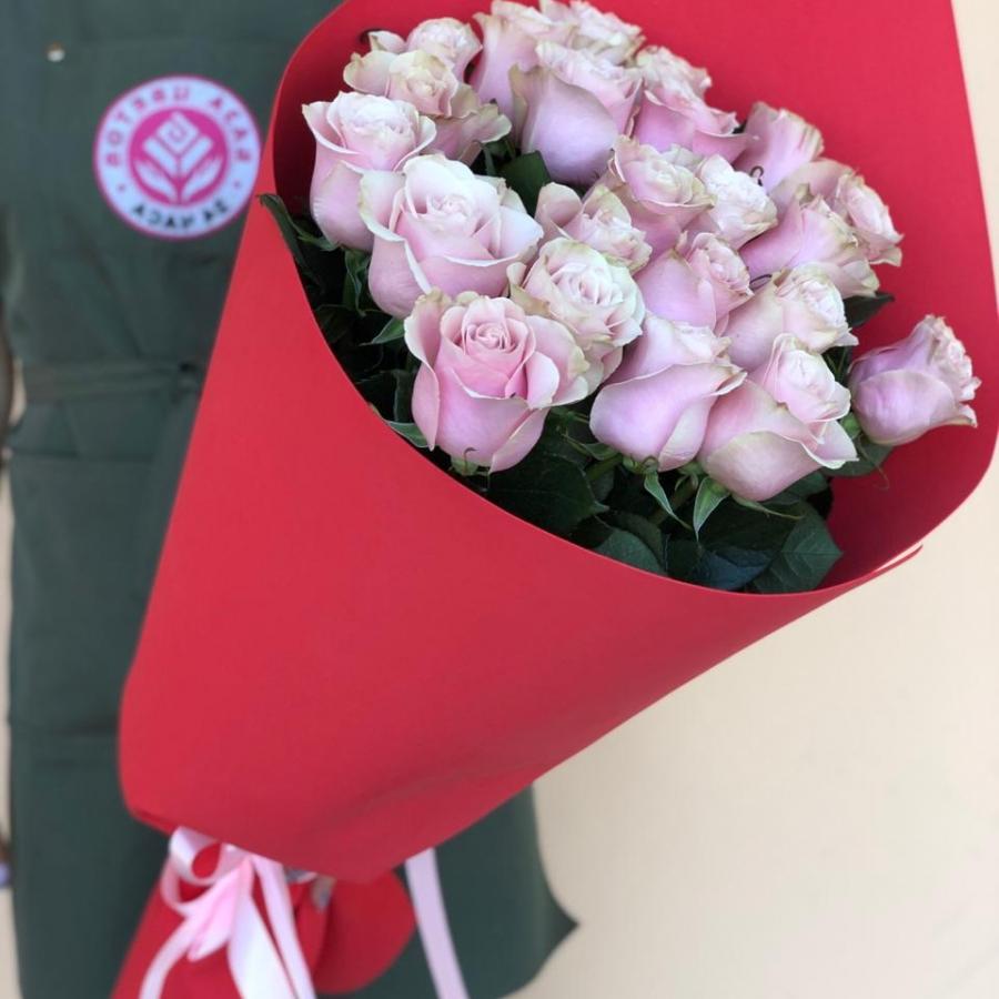 Букеты из розовых роз 80 см (Эквадор) [articul  38816psk]