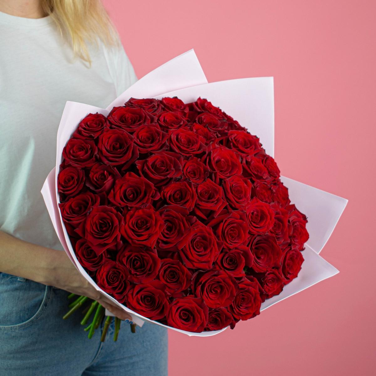 Розы Эквадор 40 см (Красный)