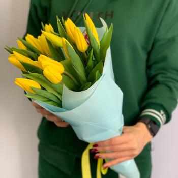 Тюльпаны жёлтые 15 шт код: 27040pskov